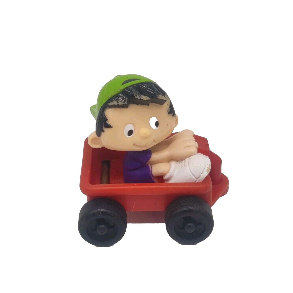Vintage 1994 Bobby's World Happy Meal Toy McDonalds Red Wagon Figure 90s Toys